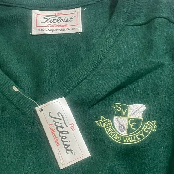 Titleist Collection Cotton Sweater Size M 100% sup - Picture 4 of 5